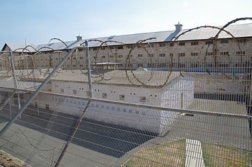 Solitary confinement and punishment yard, view from above