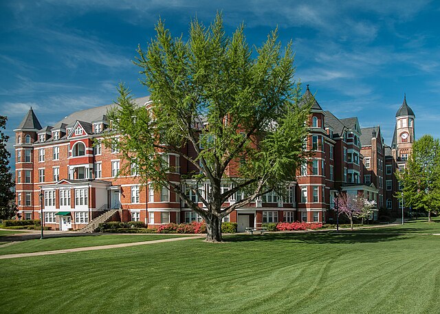 Front view of the campus