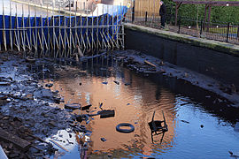 Gas Street drained W&B Canal 44