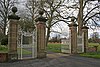 Gatepiers, Peover Hall