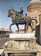 Statue de Gattamelata, par Donatello, 1450.