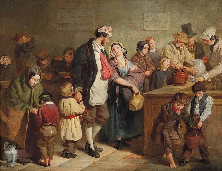 File:George Elgar Hicks - The Parish Soup Kitchen.jpg