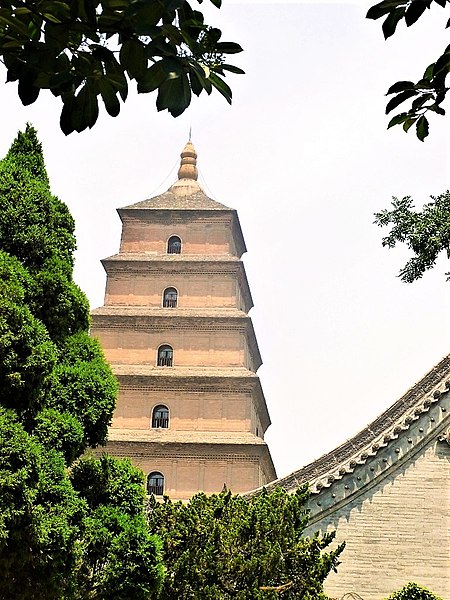 File:Giant Wild Goose Pagoda, Xi'an.jpg