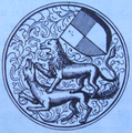 Ugyanaz a pecsét körirat nélkül Nagy Ivánnál (IV. 405.). Egyelőre még nem ismert a négyelt pajzs viselője, de minthogy a kunok bírájáról van szó, a pecsétmezőben egy oroszlán farkasra támad, Kunország címere oroszlán volt és a 13. század végi vagy 1350 körüli a felsőszentkirályi kun öv leletében négyelt pajzs is található, feltételezhető, hogy a négyelt címer is a kunokhoz köthető, esetleg a kunok bírájának jelképe volt.