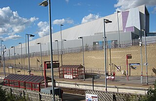 <span class="mw-page-title-main">Glasshoughton railway station</span> Railway station in West Yorkshire, England