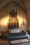 Altare, altaruppsats och altarring.