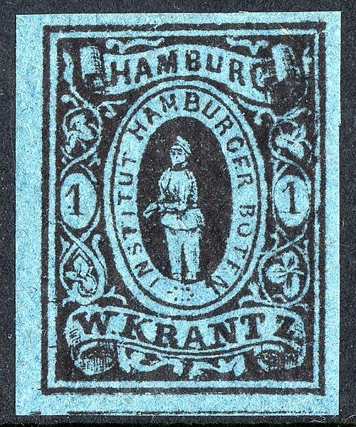 File:Hamburg 1863 local stamp one Sch.jpg