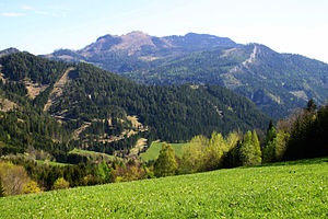 Handlesberg from the southwest (Obersberger homestead)