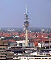 Hannover, alter Fernmeldeturm (VW-Tower) vom Rathausturm gesehen