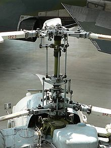 Rotor principal typique des appareils Kamov (ici celui du Kamov Ka-26)