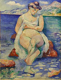 La Baigneuse, 1906, huile sur toile, 116,5 × 89,5 cm, Musée de Grenoble, Grenoble