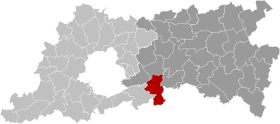 Localisation de Huldenberg