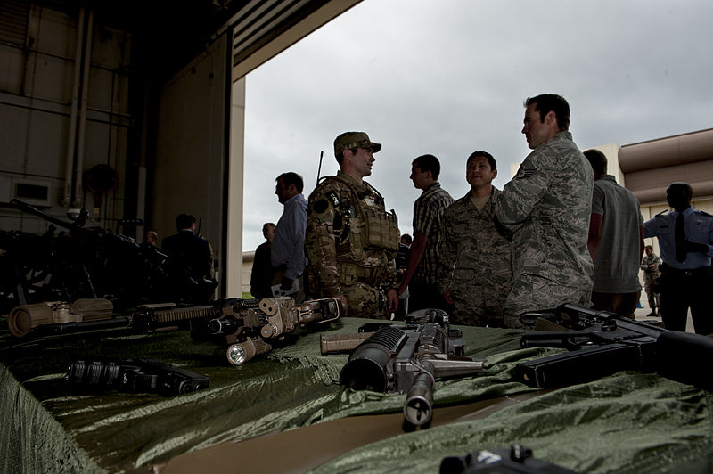 File:Hurlburt Field AFSOC weapon display.jpg