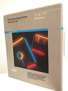 Retail box of IBM PC DOS 3.30 IBM DOS 3.30 Retail Box.jpg