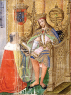 Illuminated Portrayel of King Duarte I of Portugal, Rui de Pina.PNG