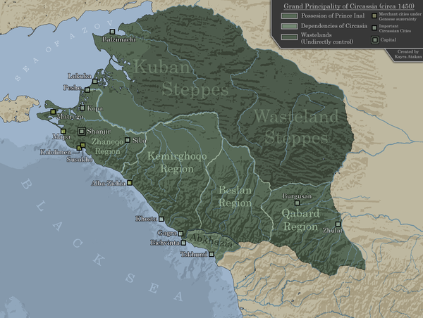 Location of Circassia