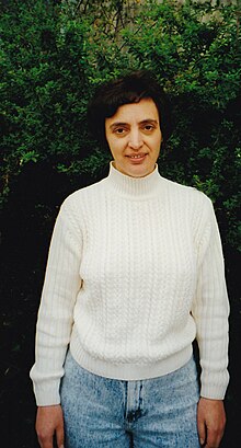 Irina Solomonovna Levitina at the 10th World Bridge Championships, Lille, France, 1998. Irina Levitina.jpg