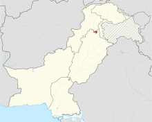Islamabad Capital Territory in Pakistan (claims hatched).svg