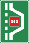 Italian traffic signs - piazzola autostradale sos.svg