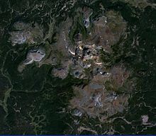 Vue satellite du chaînon Itcha.