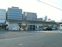 旧海岸口駅舎（2008年4月）