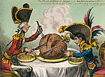 Thumbnail for File:James Gillray - The Plum-Pudding in Danger - WGA08993.jpg