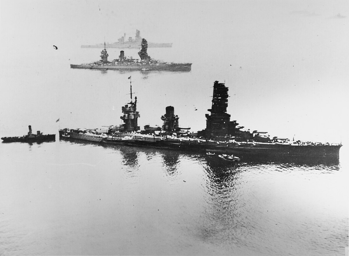 File:Japanese battleships Yamashiro, Fuso and Haruna.jpg - 维基 