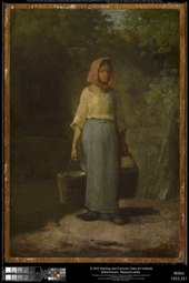 Jean-François Millet - Wiejska dziewczyna powracająca ze studni - 1955.551 - Clark Art Institute.tiff