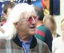 Jimmy Savile hosted the episode. He was a regular host on the show until 1984 Jimmy Savile 2006 (cropped).jpg