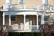 The John W. Lewis House in Marshall, Illinois, US This is an image of a place or building that is listed on the National Register of Historic Places in the United States of America. Its reference number is 82002519.