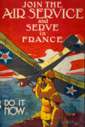 Join the air service and serve in France (affiche, 1917)