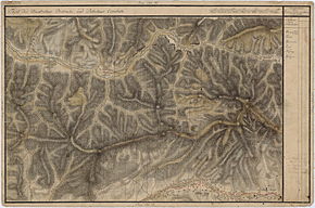 Feldru pe Harta Iosefină a Transilvaniei, 1769-1773 (Click pentru imagine interactivă)