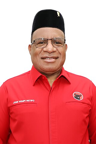 <span class="mw-page-title-main">John Wempi Wetipo</span> Indonesian politician