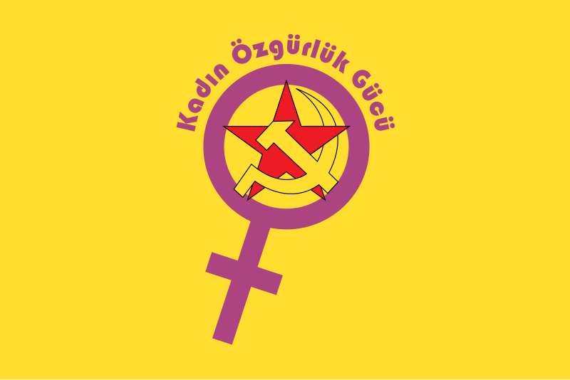 File:Kadın Özgürlük Gücü (Women's Freedom Forces) flag.svg