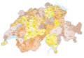 Schweiz Bezirk: Übersicht, Ehemalige Bezirke der Schweiz, Ehemalige Bezirke und Kreise der Schweiz