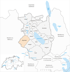 Map of Grosswangen