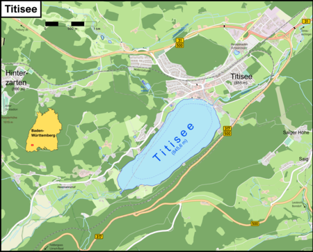 Karte Titisee