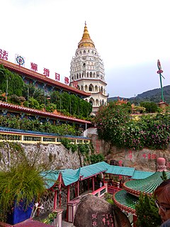 Kek Lok Si Buddhist temple situated in Air Itam in Penang