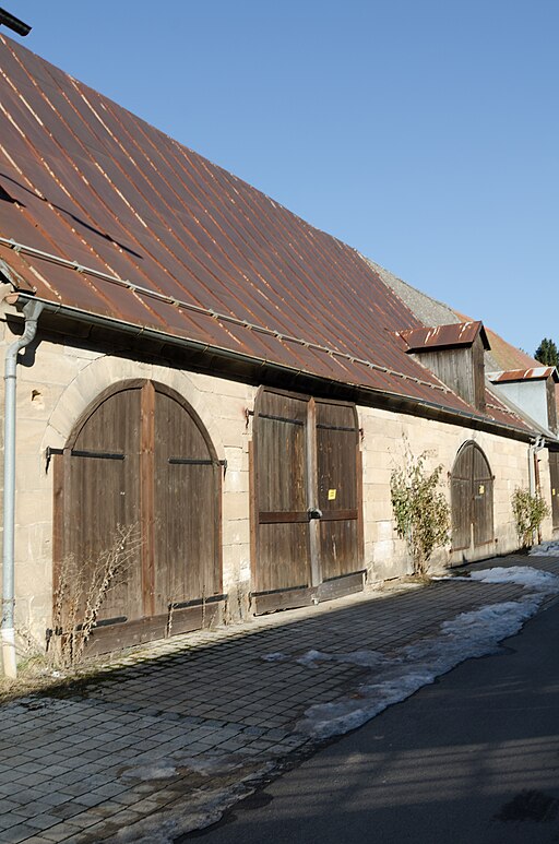 Kemnath, Am Langen Steg 4, Scheunenreihe-006