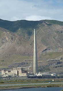 <span class="mw-page-title-main">Kennecott Garfield Smelter Stack</span> Smokestack west of Magna, Utah
