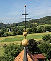 * Nomination Spire of the Catholic Chapel in Kirchahorn --Ermell 06:40, 23 August 2021 (UTC) * Promotion Good quality --Michielverbeek 07:22, 23 August 2021 (UTC)