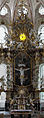 English: The medieval altar of the Holy Cross in front of the high altar of church Mariä Himmelfahrt at the cloister Fürstenfeld. Deutsch: Der mittelalterliche Kreuzaltars der Kirche Mariä Himmelfahrt vor dem Hochaltar des Klosters Fürstenfeld.