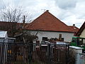 Čeština: Dům čp. 76, bývalá synagoga v obci Košetice v okrese Pelhřimov. English: House No 76, former synagogue in the municipality of Košetice, Pelhřimov District, Vysočina Region, Czech Republic.