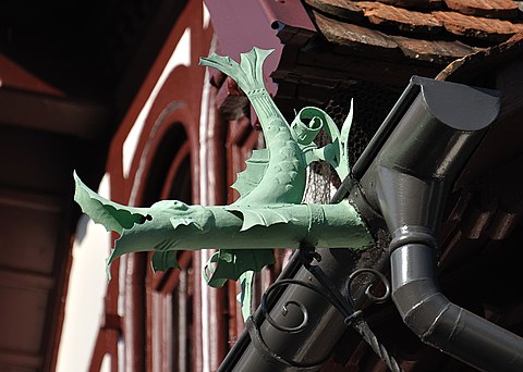 Gargoyle in Konstanz, Lake Constance