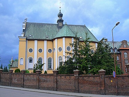 Franciscan monastery in Wronki; Polish monasteries offer pilgrims and other ramblers a bed