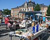 Market Square during the Sunday flea market