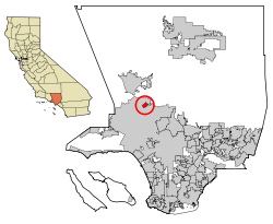 LA County Incorporated Areas San Fernando highlighted.svg