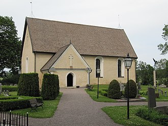 Lagga Church, external view Lagga kyrka ext3.jpg