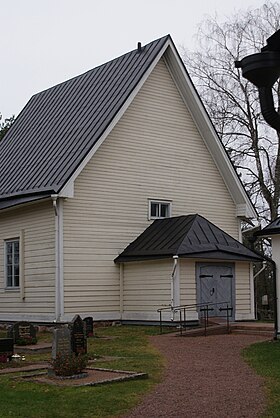 Illustrasjonsbilde av artikkelen Finsk kirke Lapinjärvi