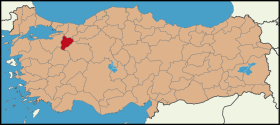 Localisation de Bilecik